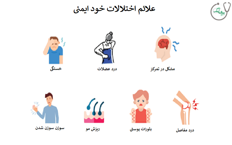 علائم بیماری خود ایمنی