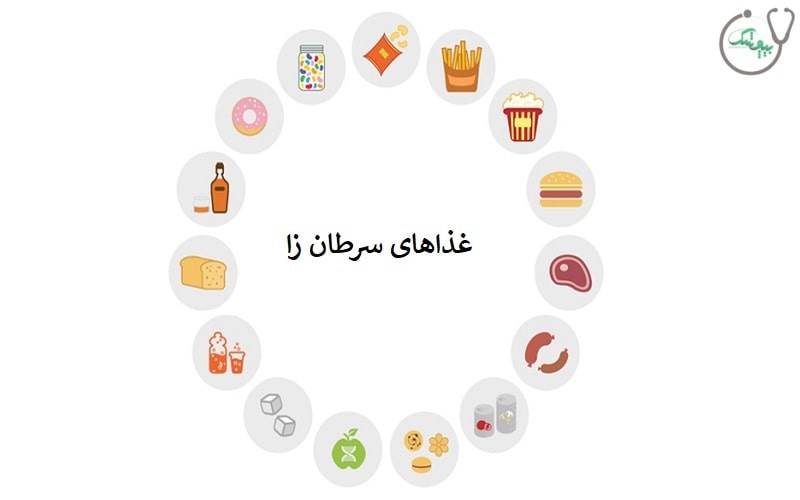 مواد غذایی سرطان زا