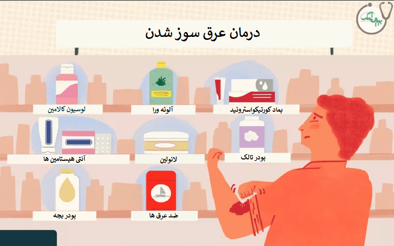 روشهای درمان عرق سوز شدن