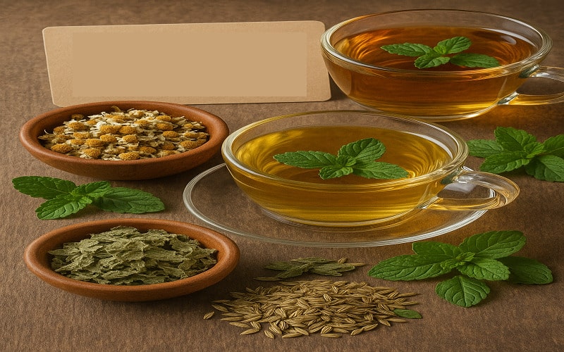 بهترین دمنوش برای باد شکم