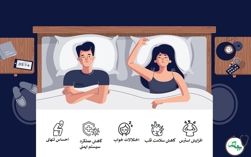 عوارض نداشتن رابطه جنسی